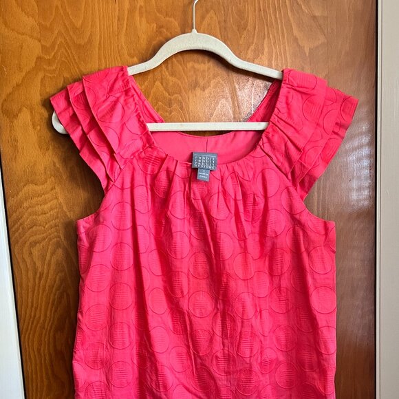Rabbit Rabbit Rabbit Designs - Red/Orange Cotton Dress Size 8 - Picture 1 of 5